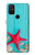 S3428 Aqua Bois Coquille d'étoile de mer Etui Coque Housse pour OnePlus Nord N10 5G