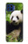 S1073 Panda Prenez plaisir à manger Etui Coque Housse pour Motorola One 5G