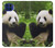 S1073 Panda Prenez plaisir à manger Etui Coque Housse pour Motorola One 5G