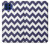 S2345 Marine Bleu Shavron Zig zag Etui Coque Housse pour Motorola One 5G