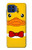 S2760 Canard Tuxedo jaune Dessin animé Etui Coque Housse pour Motorola One 5G