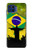 S2981 Brésil Football Football Etui Coque Housse pour Motorola One 5G
