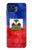 S3022 Haïti Drapeau Etui Coque Housse pour Motorola One 5G