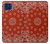 S3355 Motif Bandana Rouge Etui Coque Housse pour Motorola One 5G