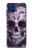S3582 Crâne pourpre sucre Etui Coque Housse pour Motorola One 5G