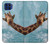 S3680 Girafe de sourire mignon Etui Coque Housse pour Motorola One 5G