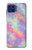 S3706 Arc-en-ciel pastel Galaxy Pink Sky Etui Coque Housse pour Motorola One 5G