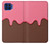 S3754 Cornet de crème glacée à la fraise Etui Coque Housse pour Motorola One 5G