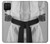 S1931 Noir Ceinture de karaté Etui Coque Housse pour Samsung Galaxy A42 5G