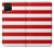 S2364 Rouge et blanc rayé Etui Coque Housse pour Samsung Galaxy A42 5G