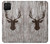 S2505 Tête de Renne Vieux bois Texture graphique Etui Coque Housse pour Samsung Galaxy A42 5G