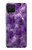 S3713 Graphique violet améthyste à quartz imprimé Etui Coque Housse pour Samsung Galaxy A42 5G