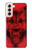 S1090 Rouge Loup Etui Coque Housse pour Samsung Galaxy S21 5G