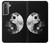 S1372 Lune Yin-Yang Etui Coque Housse pour Samsung Galaxy S21 5G