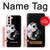 S1372 Lune Yin-Yang Etui Coque Housse pour Samsung Galaxy S21 5G