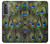 S1965 Paon Plume Etui Coque Housse pour Samsung Galaxy S21 5G