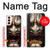 S2112 Hannya Démon Masque Etui Coque Housse pour Samsung Galaxy S21 5G