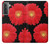 S2478 fleur rouge Daisy Etui Coque Housse pour Samsung Galaxy S21 5G