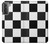 S2492 Noir et blanc Damier Etui Coque Housse pour Samsung Galaxy S21 5G