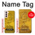 S2618 Un Kilo Lingot d'or Etui Coque Housse pour Samsung Galaxy S21 5G