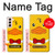 S2760 Canard Tuxedo jaune Dessin animé Etui Coque Housse pour Samsung Galaxy S21 5G