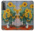 S2937 Claude Monet Bouquet de tournesols Etui Coque Housse pour Samsung Galaxy S21 5G
