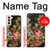 S3013 Roses Antique Millésime Etui Coque Housse pour Samsung Galaxy S21 5G