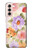 S3035 Peinture douce Fleur Etui Coque Housse pour Samsung Galaxy S21 5G