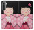 S3042 Japon fille Hina Sakura Kimono Poupée Etui Coque Housse pour Samsung Galaxy S21 5G