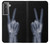 S3101 X-ray doigts Signe de paix Etui Coque Housse pour Samsung Galaxy S21 5G