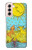 S3435 Carte de tarot Lune Etui Coque Housse pour Samsung Galaxy S21 5G
