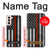 S3472 sapeur pompier Rouge mince ligne Drapeau Etui Coque Housse pour Samsung Galaxy S21 5G