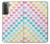 S3499 Motif coloré coeur Etui Coque Housse pour Samsung Galaxy S21 5G