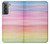 S3507 Coloré Arc-en-ciel pastel Etui Coque Housse pour Samsung Galaxy S21 5G