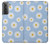 S3681 Motif de fleurs de marguerite Etui Coque Housse pour Samsung Galaxy S21 5G