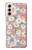 S3688 Motif d'art floral floral Etui Coque Housse pour Samsung Galaxy S21 5G