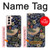 S3791 William Morris Strawberry Thief Fabric Etui Coque Housse pour Samsung Galaxy S21 5G