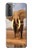 S0310 éléphant d'Afrique Etui Coque Housse pour Samsung Galaxy S21 Plus 5G, Galaxy S21+ 5G