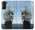 S1096 Bateau à voile dans un océan Etui Coque Housse pour Samsung Galaxy S21 Plus 5G, Galaxy S21+ 5G