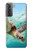 S1377 Océan tortue de mer Etui Coque Housse pour Samsung Galaxy S21 Plus 5G, Galaxy S21+ 5G