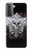 S1434 Crâne Tatouage Motard Aile Etui Coque Housse pour Samsung Galaxy S21 Plus 5G, Galaxy S21+ 5G