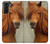 S1595 Beau cheval marron Etui Coque Housse pour Samsung Galaxy S21 Plus 5G, Galaxy S21+ 5G