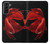 S2092 Rouge Poisson Combattant Etui Coque Housse pour Samsung Galaxy S21 Plus 5G, Galaxy S21+ 5G