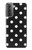 S2299 Noir Pois Etui Coque Housse pour Samsung Galaxy S21 Plus 5G, Galaxy S21+ 5G