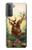 S2841 Renne de Noël millésimé Etui Coque Housse pour Samsung Galaxy S21 Plus 5G, Galaxy S21+ 5G