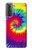 S2884 Tie Dye Swirl couleur Etui Coque Housse pour Samsung Galaxy S21 Plus 5G, Galaxy S21+ 5G