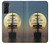 S2897 Pirate Ship Lune Nuit Etui Coque Housse pour Samsung Galaxy S21 Plus 5G, Galaxy S21+ 5G