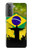 S2981 Brésil Football Football Etui Coque Housse pour Samsung Galaxy S21 Plus 5G, Galaxy S21+ 5G