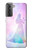 S2992 Princesse Pastel Silhouette Etui Coque Housse pour Samsung Galaxy S21 Plus 5G, Galaxy S21+ 5G