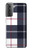 S3452 Plaid en tissu Etui Coque Housse pour Samsung Galaxy S21 Plus 5G, Galaxy S21+ 5G